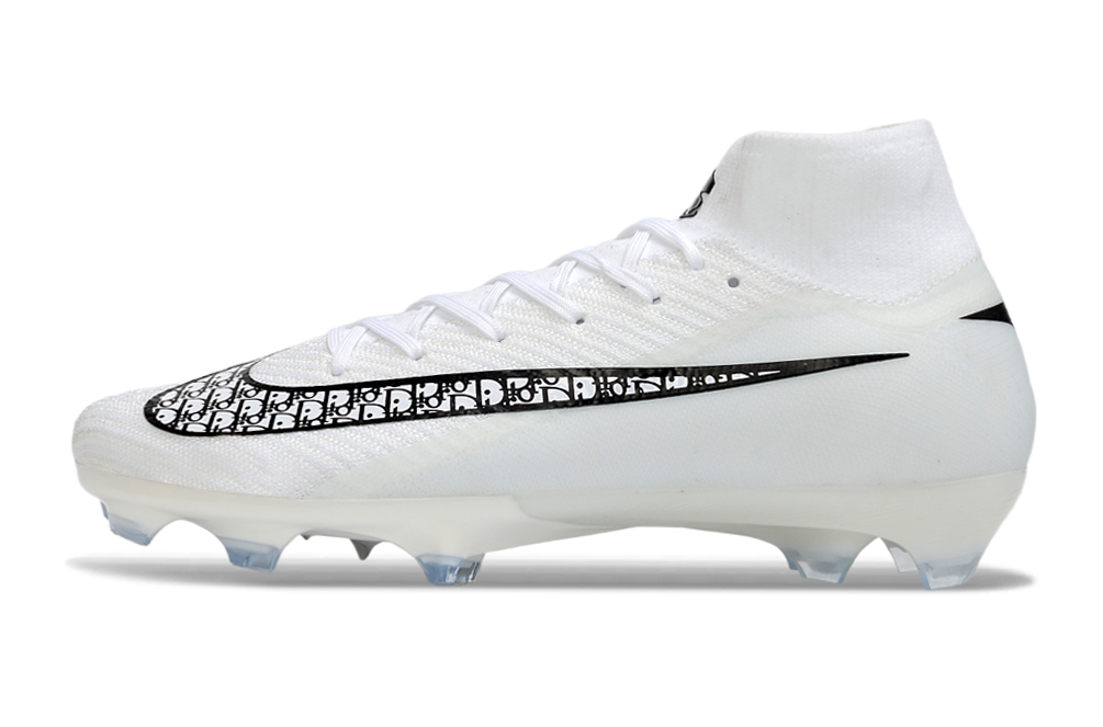 High-performance Nike Mercurial Superfly X Elite FG soccer cleats in Dior collaboration