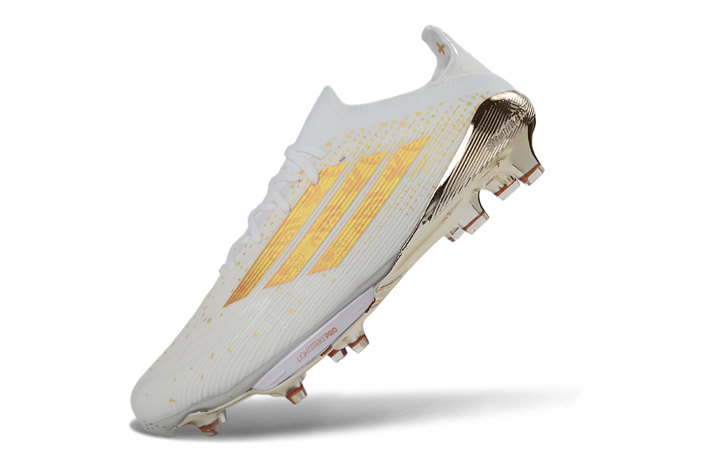 Close-up of Adidas F50+ Elite FG Studs for Enhanced Traction on Firm Ground